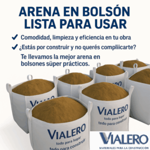 Arena Embolsada para Construcción | Vialero