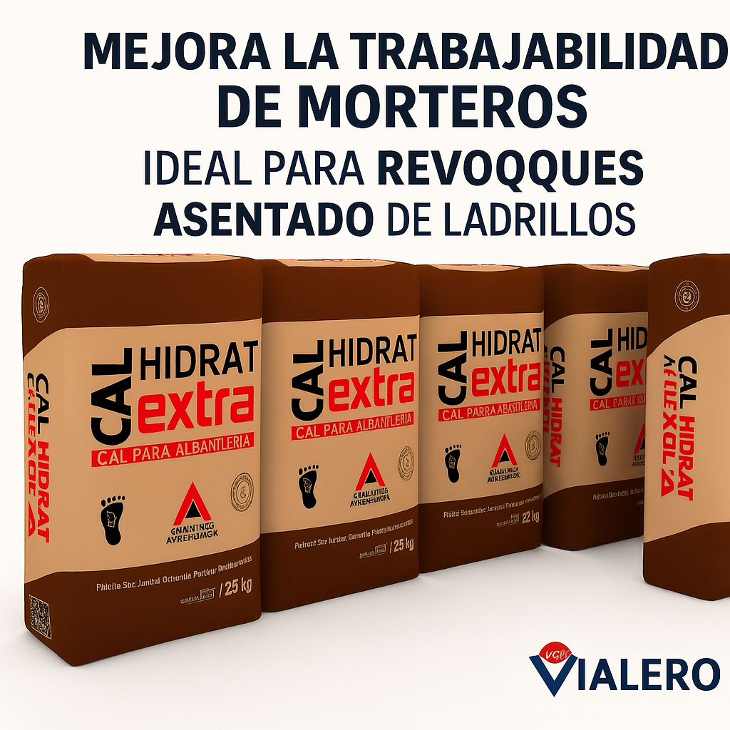 Cal Hidrat Extra 25 kg Cementos Avellaneda, mejora la trabajabilidad de morteros, ideal para revoques y asentado de ladrillos Preguntar a ChatGPT