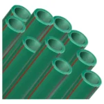 Corte transversal de caño plástico resistente