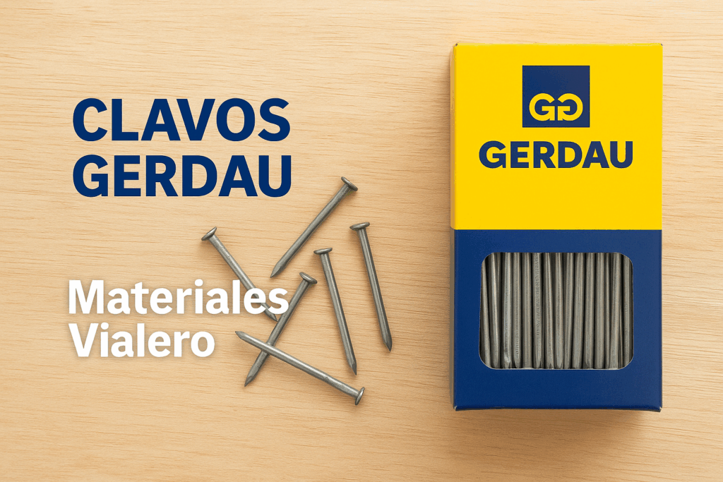 Clavo punta París 2 1/2 Gerdau en bolsa de 1kg)