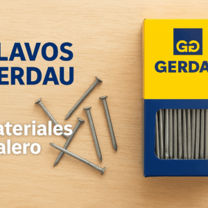 Clavo punta París 2 1/2 Gerdau en bolsa de 1kg)
