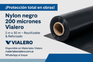 Corralón de materiales con stock disponible para construcción.