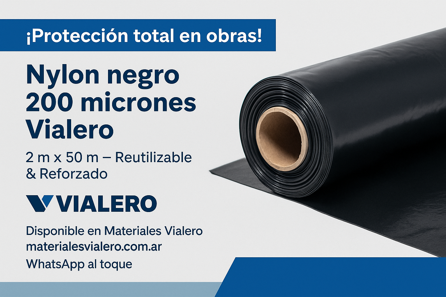 Corralón de materiales con stock disponible para construcción.