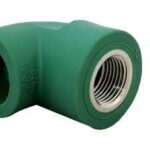 Codo de 90 grados con rosca hembra y unión por calor