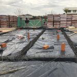 Detalle del espesor del nylon negro 200 micrones Vialero.