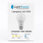 Lámpara LED Light Tronic 10W A60 luz fría
