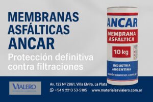 Membranas asfálticas ANCAR rollo original – Materiales Vialero