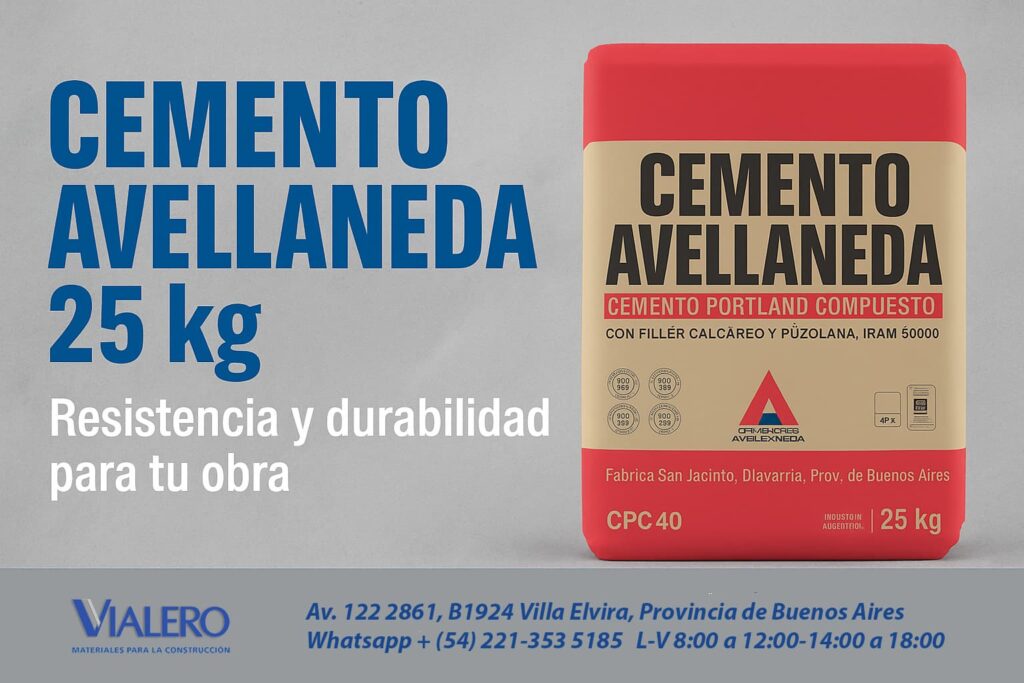 Bolsa original Cemento Avellaneda 25 kg
