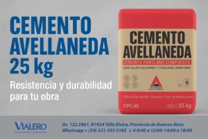 Bolsa original Cemento Avellaneda 25 kg