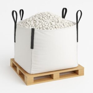 Bolsón de piedra blanca decorativa para jardín y construcción