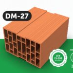 Ladrillos doble muro Cerámica Quilmes 27x18x33 en pallet