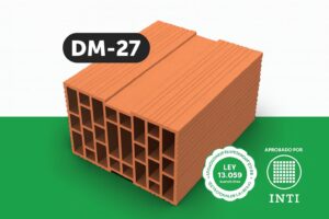 Ladrillos doble muro Cerámica Quilmes 27x18x33 en pallet