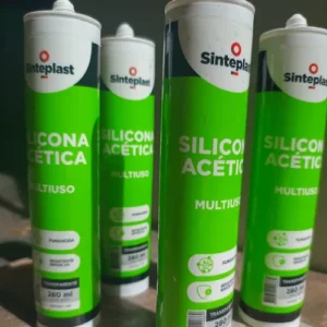Silicona Acética Sinteplast sellador para cocinas y baños – cartucho 280 ml