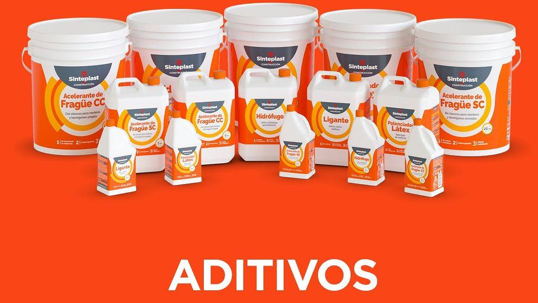 Línea completa de aditivos Sinteplast Construcción