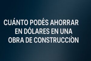 Ahorro en dólares construyendo con Materiales Vialero