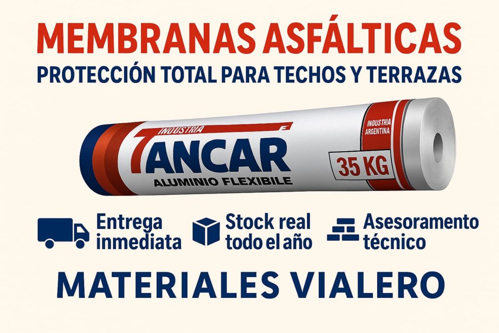 🏗️ MEMBRANAS ASFÁLTICAS: PROTECCIÓN TOTAL PARA TECHOS Y TERRAZAS