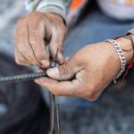 alambre recocido para atado de armaduras en obra de construcción