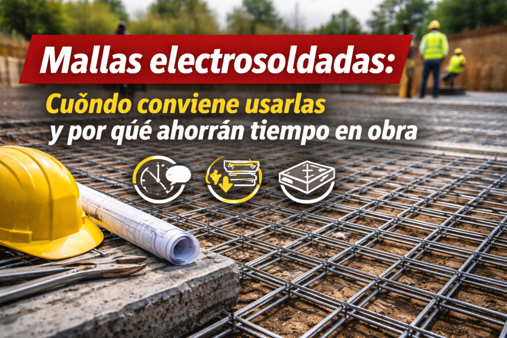 Mallas electrosoldadas: cuándo conviene usarlas y por qué ahorran tiempo en obra
