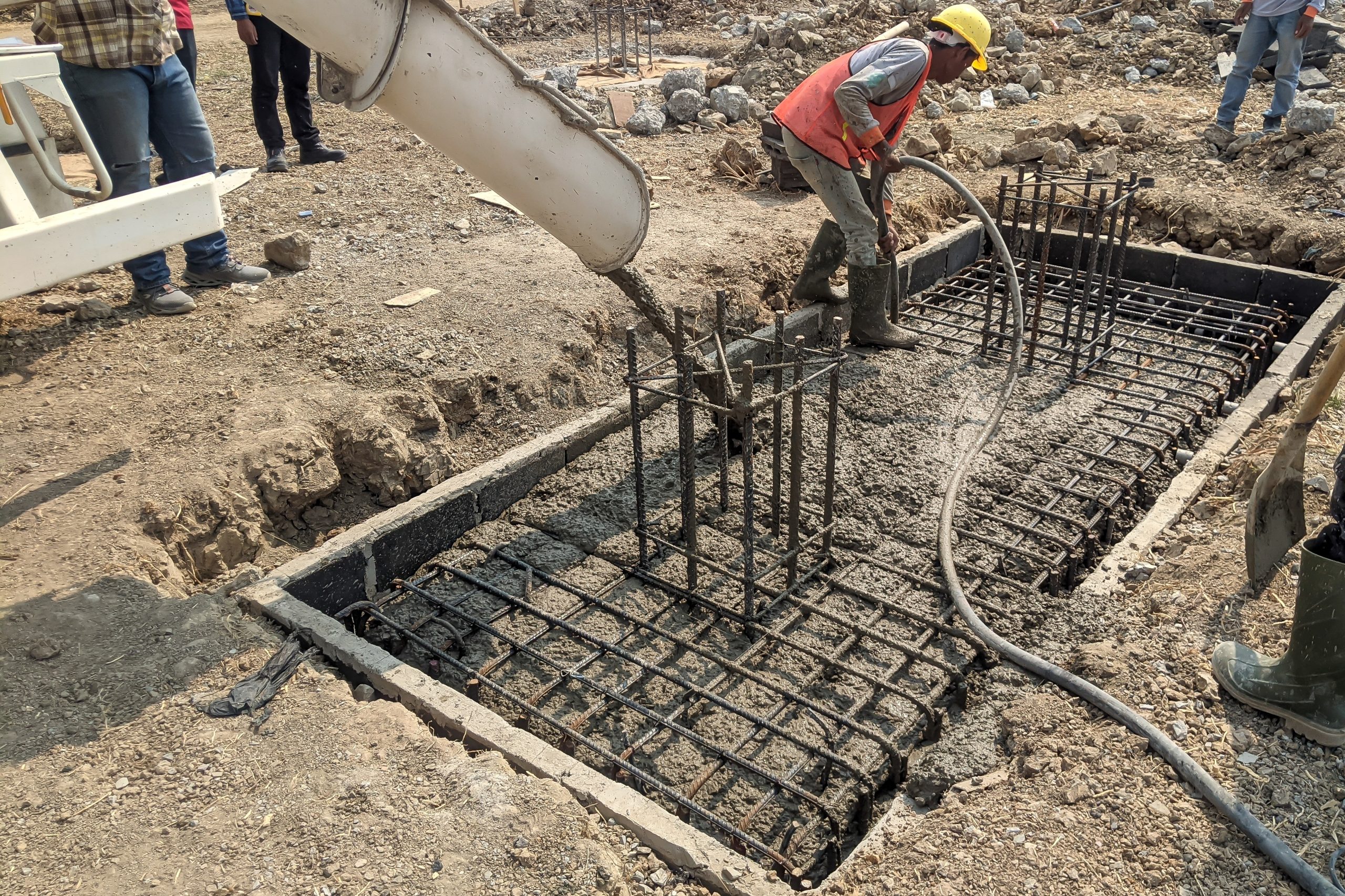 Errores al armar columnas que comprometen toda la estructura de la obra